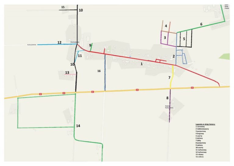 Propozycje nazw ulic